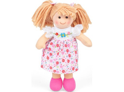 Bigjigs Toys Látková panenka Georgia - malá 25 cm