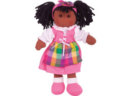 Bigjigs Toys Látková panenka Jessika 28 cm