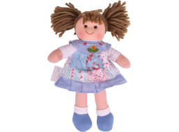 Bigjigs Toys Látková panenka Sarah 28 cm