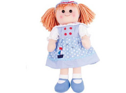 Bigjigs Toys Látková panenka Louise 38 cm
