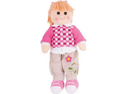 Bigjigs Toys Látková panenka Melanie 38 cm
