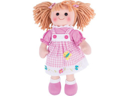 Bigjigs Toys Látková panenka Eva 34 cm