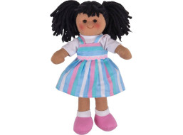 Bigjigs Toys Látková panenka Kira 28 cm