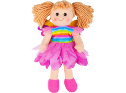 Bigjigs Toys Látková panenka Chloe 34 cm