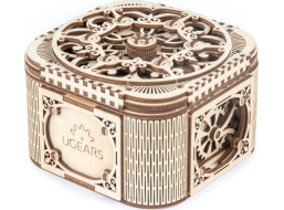 Ugears 3D dřevěné mechanické puzzle Šperkovnice