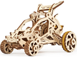 Ugears 3D dřevěné mechanické puzzle Mini bugina