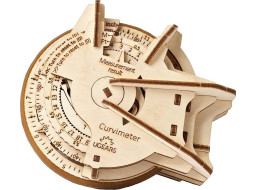 Ugears 3D dřevěné mechanické puzzle STEM křivkoměr (opisometr)
