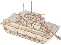 Woodcraft Dřevěné 3D puzzle Tank M1 Abrams