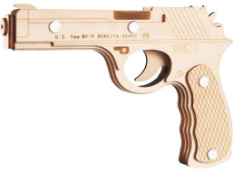 Woodcraft Dřevěné 3D puzzle Beretta M9