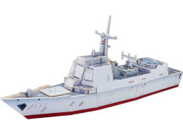 RoboTime Dřevěná skládačka útočná loď Destroyer