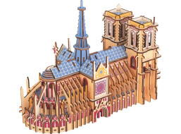 Woodcraft Dřevěné 3D puzzle Katedrála Notre-Dame