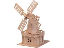 Woodcraft Dřevěné 3D puzzle větrný mlýn
