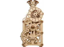 Ugears 3D dřevěné mechanické puzzle Hodiny motoru