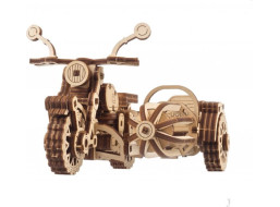 Ugears 3D dřevěné mechanické puzzle Harry Potter Hagridova létající motorka