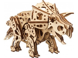Ugears 3D dřevěné mechanické puzzle Triceratops