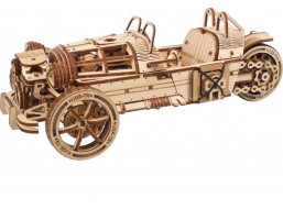Ugears 3D dřevěné mechanické puzzle Tříkolka UGR-S