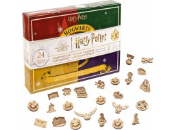 Ugears 3D dřevěné mechanické puzzle Harry Potter - Adventní kalendář