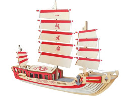 Woodcraft Dřevěné 3D puzzle Japonská plachetnice