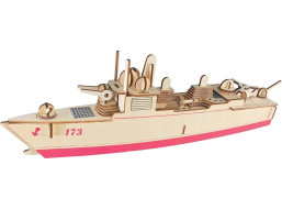 Woodcraft Dřevěné 3D puzzle Torpédoborec 052D