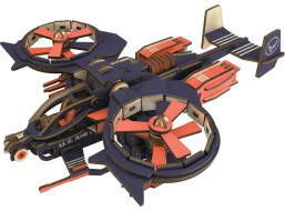 Woodcraft Dřevěné 3D puzzle Bojový letoun RAD