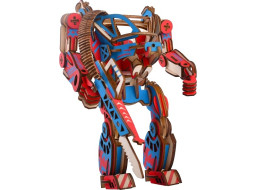 Woodcraft Dřevěné 3D puzzle Powersuit barevný