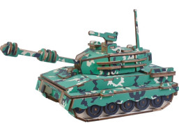 Woodcraft Dřevěné 3D puzzle Střední tank