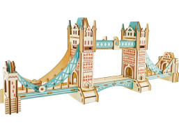 Woodcraft Dřevěné 3D puzzle Tower Bridge