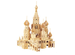 Woodcraft Dřevěné 3D puzzle kostel Petersburg