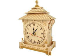 Woodcraft Dřevěné 3D puzzle hodiny