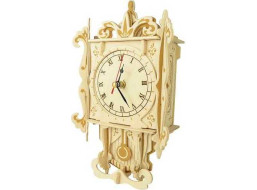 Woodcraft Dřevěné 3D puzzle hodiny kyvadlové