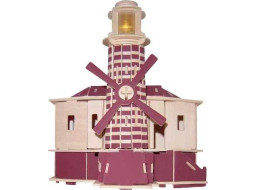 Woodcraft Dřevěné 3D puzzle maják