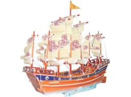 Woodcraft Dřevěné 3D puzzle plachetnice PC131