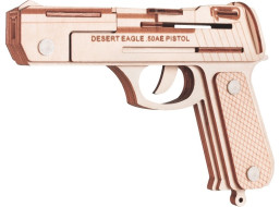 Woodcraft Dřevěné 3D puzzle Pistole Desert Eagle