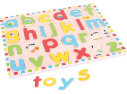 Bigjigs Toys Anglická malá abeceda s obrázky