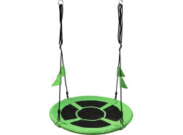 2Kids Toys Houpačka Čapí hnízdo s vlajkami zelené