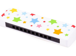 Bigjigs Toys Dřevěná harmonika hvězdičky 1 ks