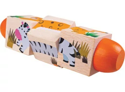 Bigjigs Toys Motorický válec život v džungli