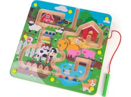Bigjigs Toys Magnetické bludiště Farma