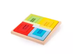 Bigjigs Toys Dřevěné skládací tvary