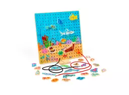 Bigjigs Toys Provlékací deska moře