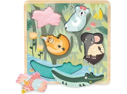 Vilac Senzorické vkládací puzzle Jungle