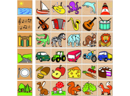 Detoa Dřevěné puzzle Co kam patří