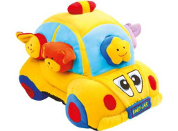 small foot Textilní auto se zasunovacími tvary