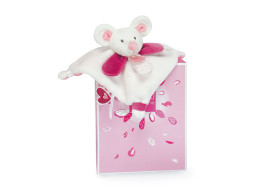 Doudou Dárková sada - Plyšová mini hračka muchláček 20 cm