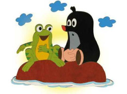 DoDo Dětská lampička krtek a žába