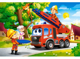 CASTORLAND Puzzle Hasiči v akci MAXI 40 dílků