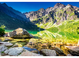 CASTORLAND Puzzle Východ slunce u jezera Morskie Oko 1500 dílků