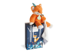 Doudou Dárková sada Tiwipi - plyšová liška s dečkou 21 cm