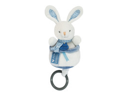 Doudou Plyšová hudební hračka 20 cm králíček