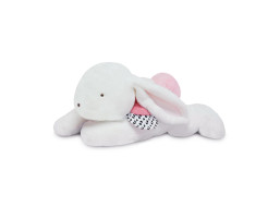 Doudou Plyšový králík s růžovou bambulkou 65 cm